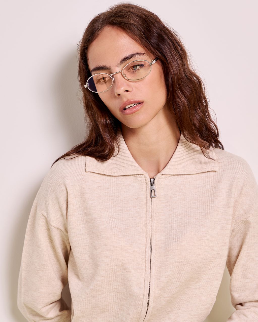 KNIT FITTED BOMBER