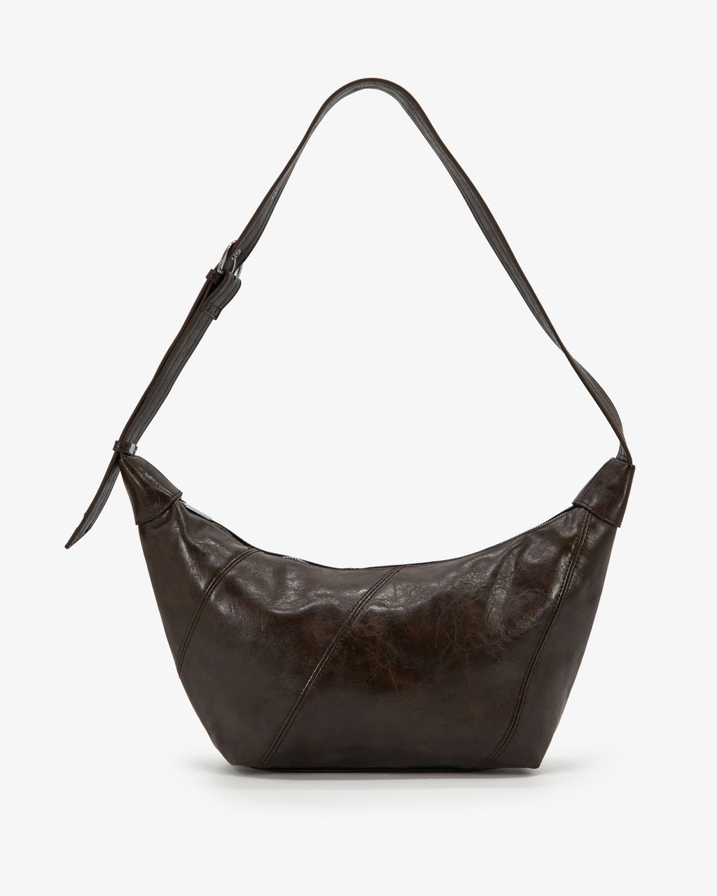 LEATHER-EFFECT CROSSBODY BAG