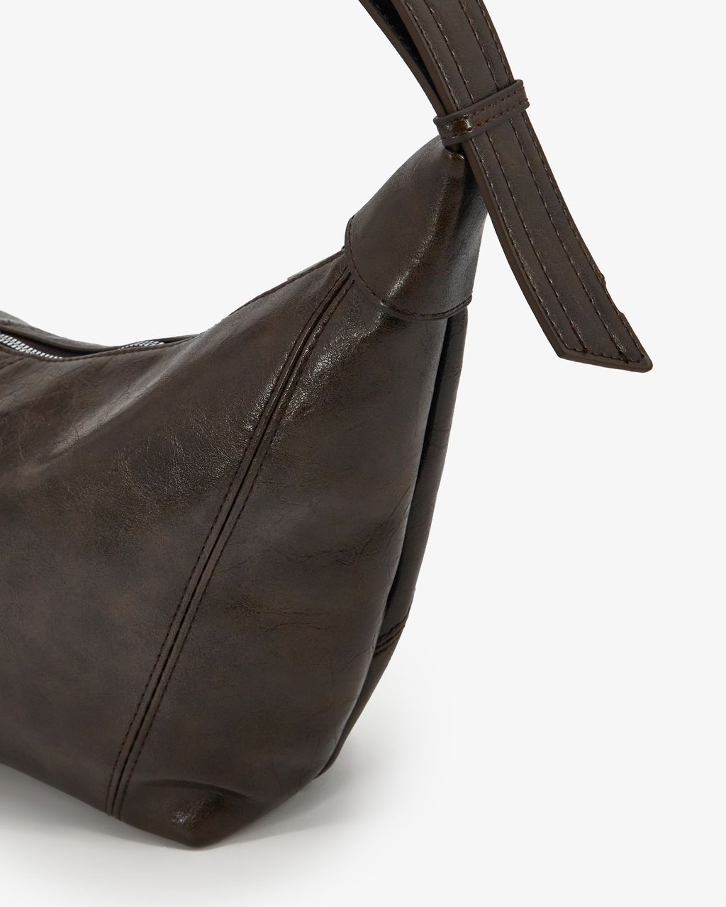 LEATHER-EFFECT CROSSBODY BAG