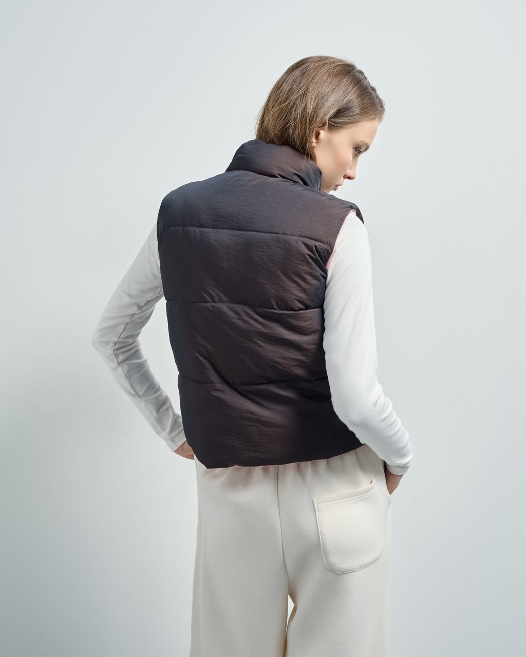 REVERSIBLE PUFFER WAISTCOAT
