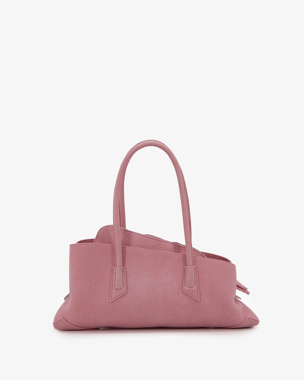 ASYMMETRIC SUEDE EFFECT BAG