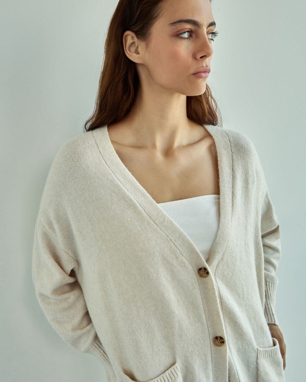 LONG KNIT CARDIGAN