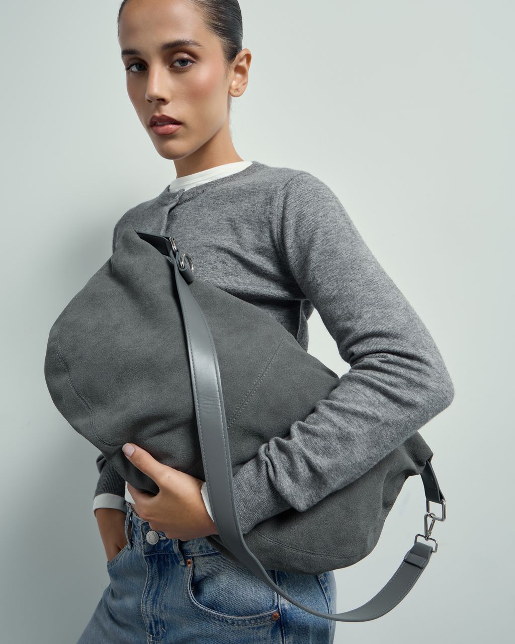 BANDOLERA SUEDE EFFECT  BAG