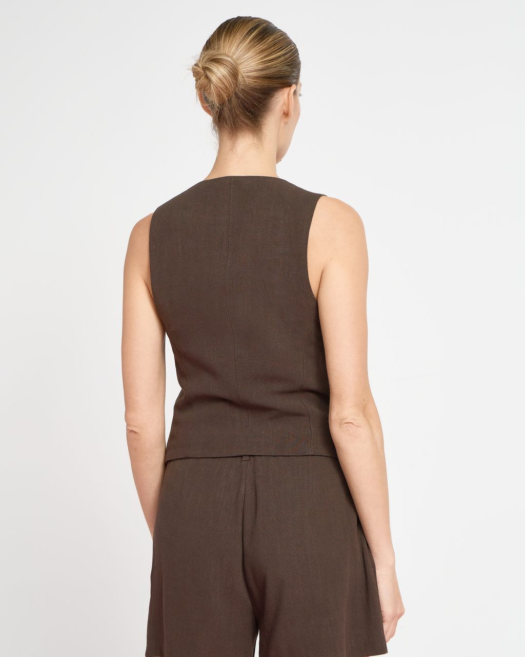 RUSTIC BUTTONED VEST