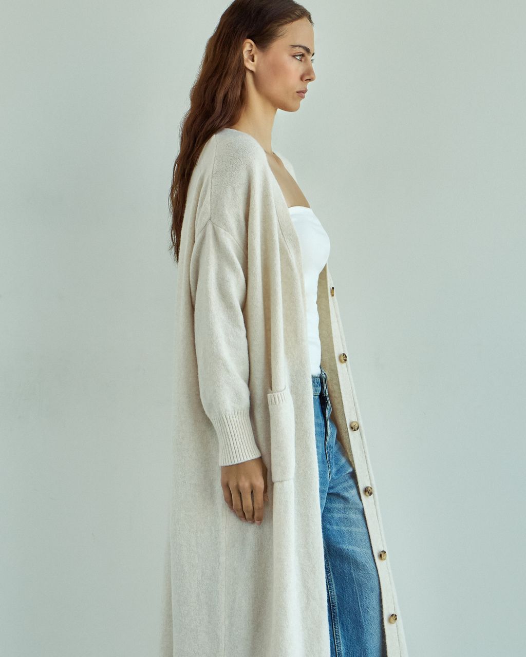 LONG KNIT CARDIGAN