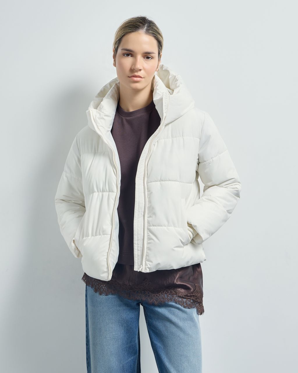 PUFFER HOODIE JACKET