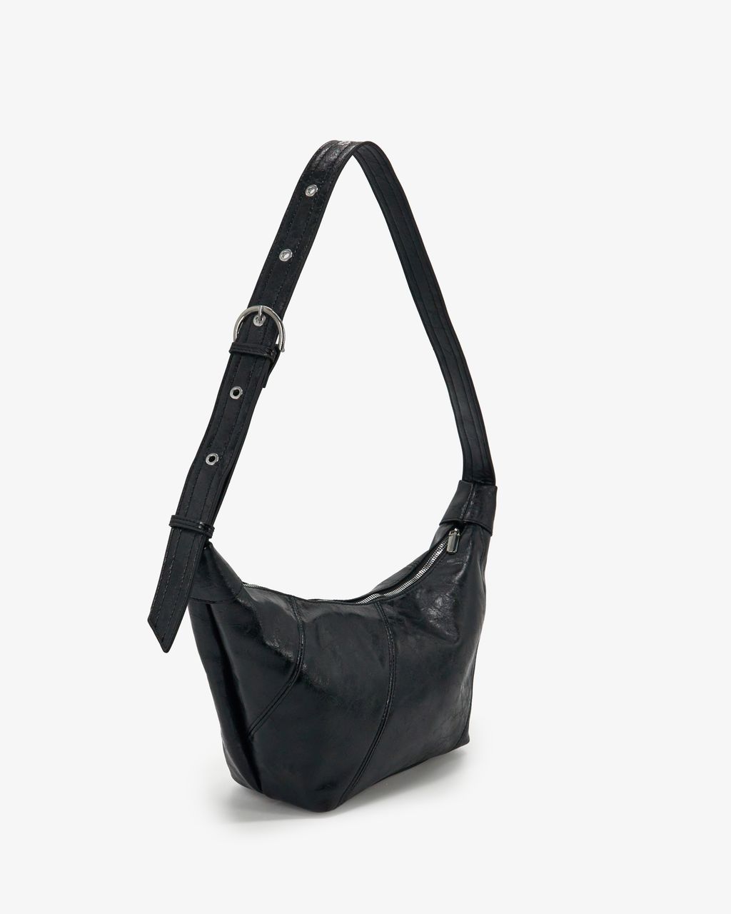 LEATHER-EFFECT CROSSBODY BAG