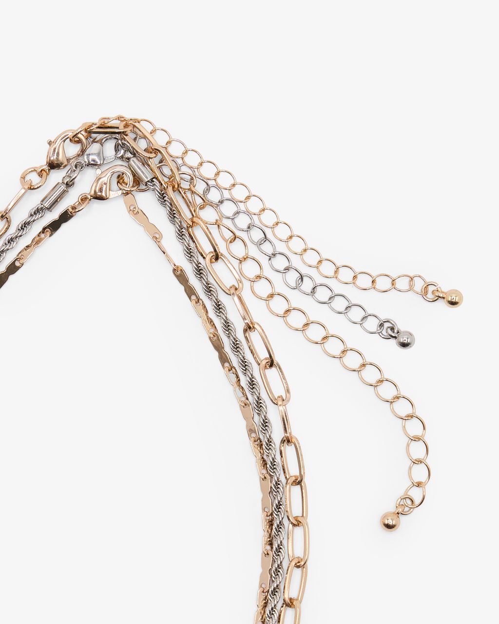SET OF 3 GOLD-TONE CHAIN NECKLACES