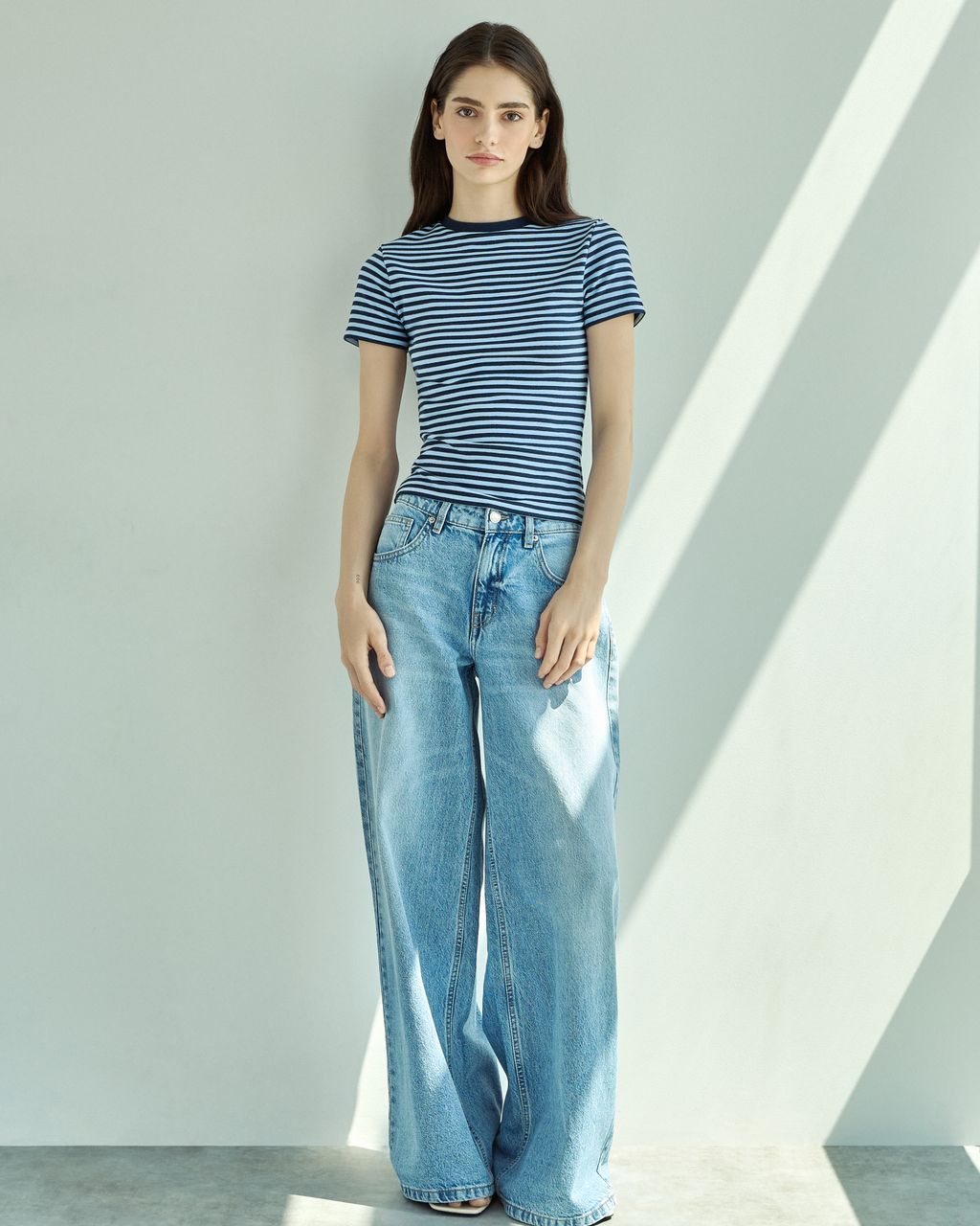 SLIM STRIPED SHORT SLEEVE T-SHIRT