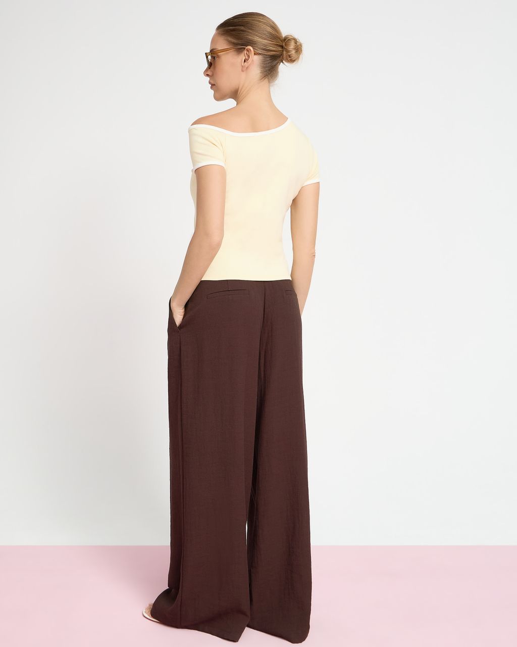 RUSTIC DOUBLE PLEAT TROUSERS