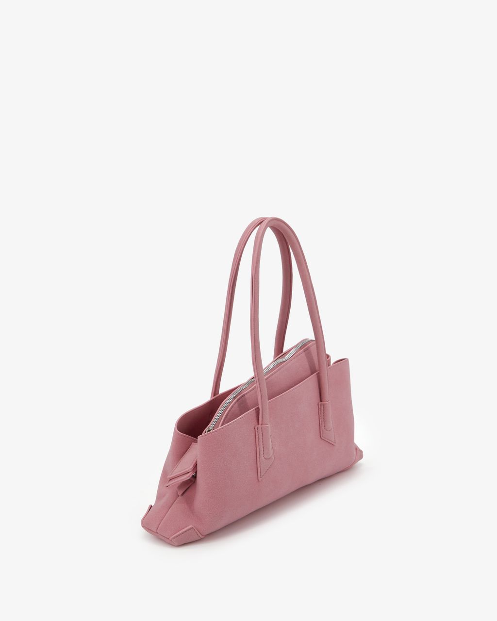 ASYMMETRIC SUEDE EFFECT BAG