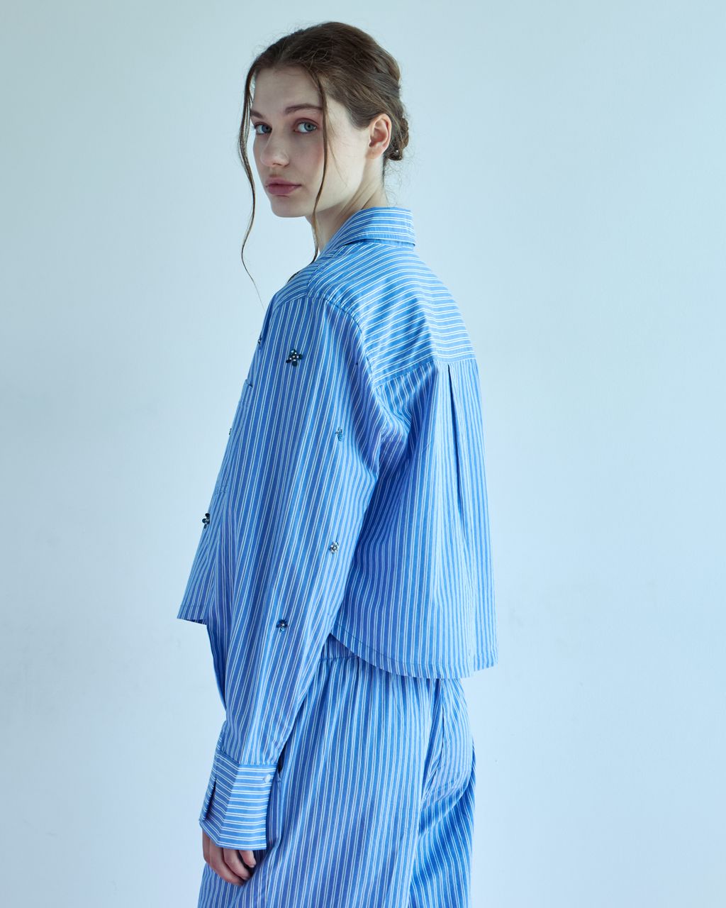 EMBROIDERY STRIPES SHIRT