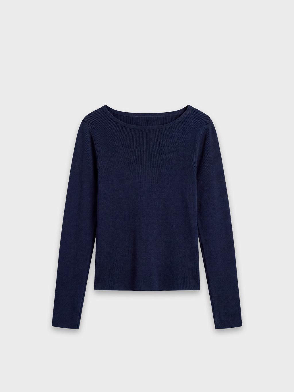 KNIT LONG-SLEEVE WITH BACK TIE