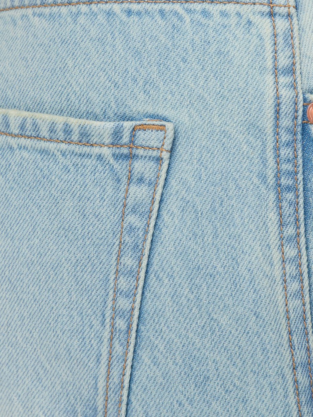 CROPPED STRAIGHT JEANS WITH RAW-EDGE HEM