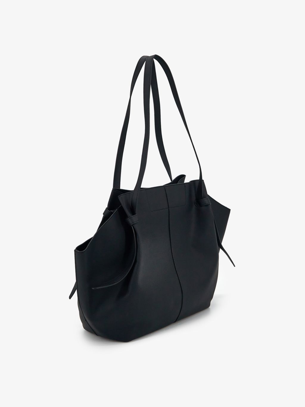 SUEDE EFFECT SHOPPER BAG