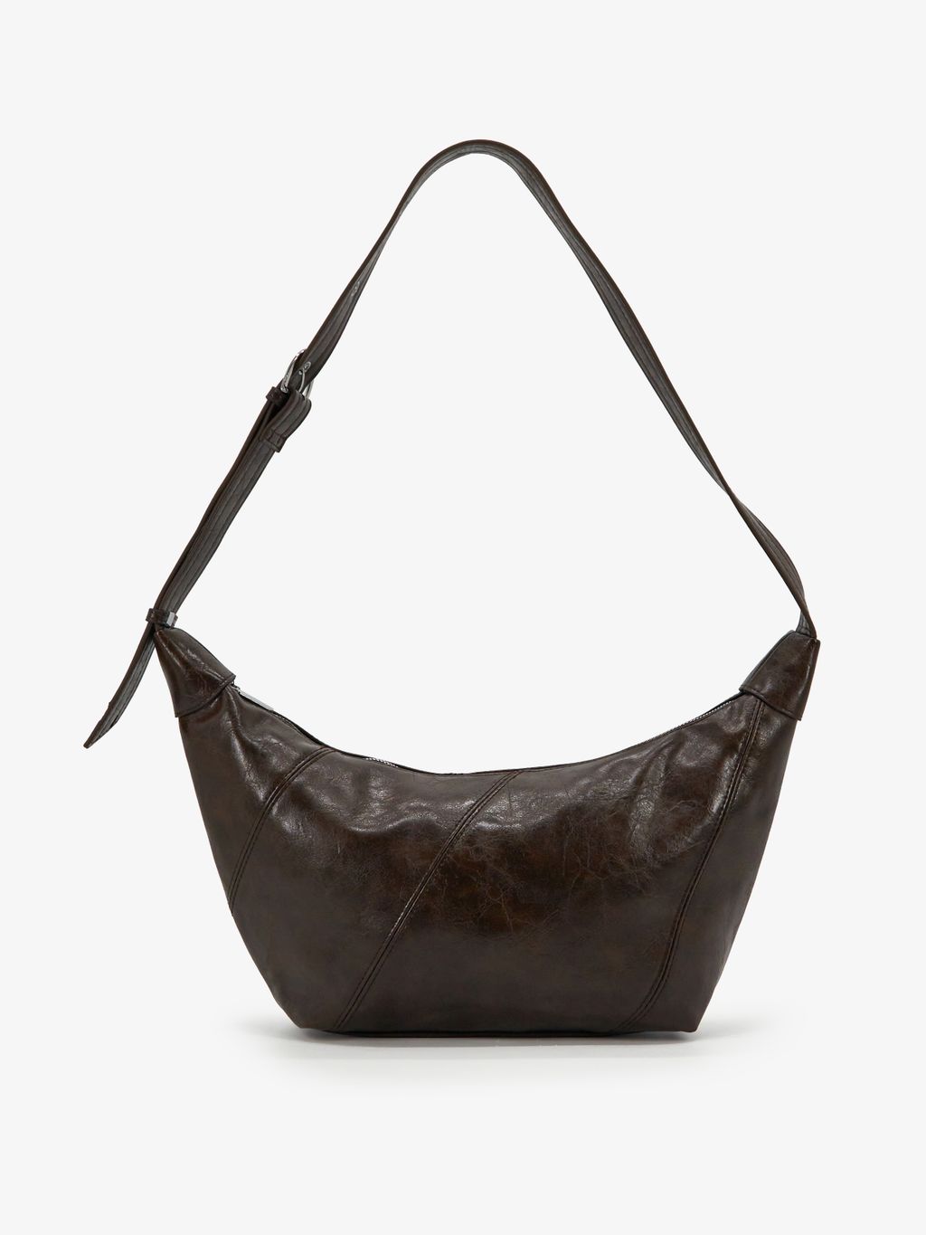 LEATHER-EFFECT CROSSBODY BAG