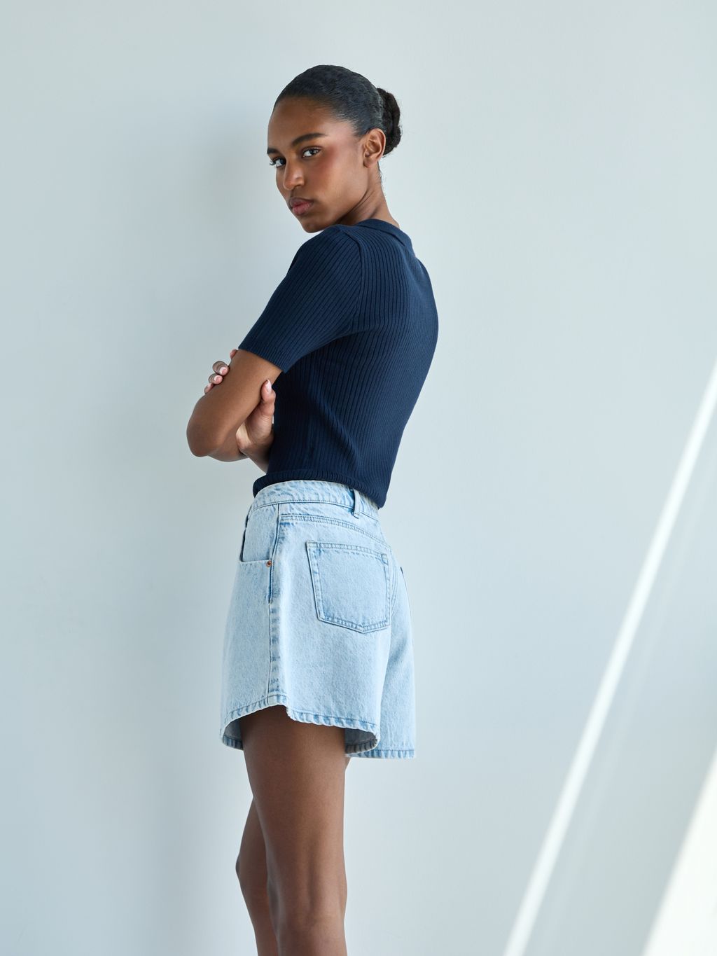 SOFT KNIT POLO T-SHIRT