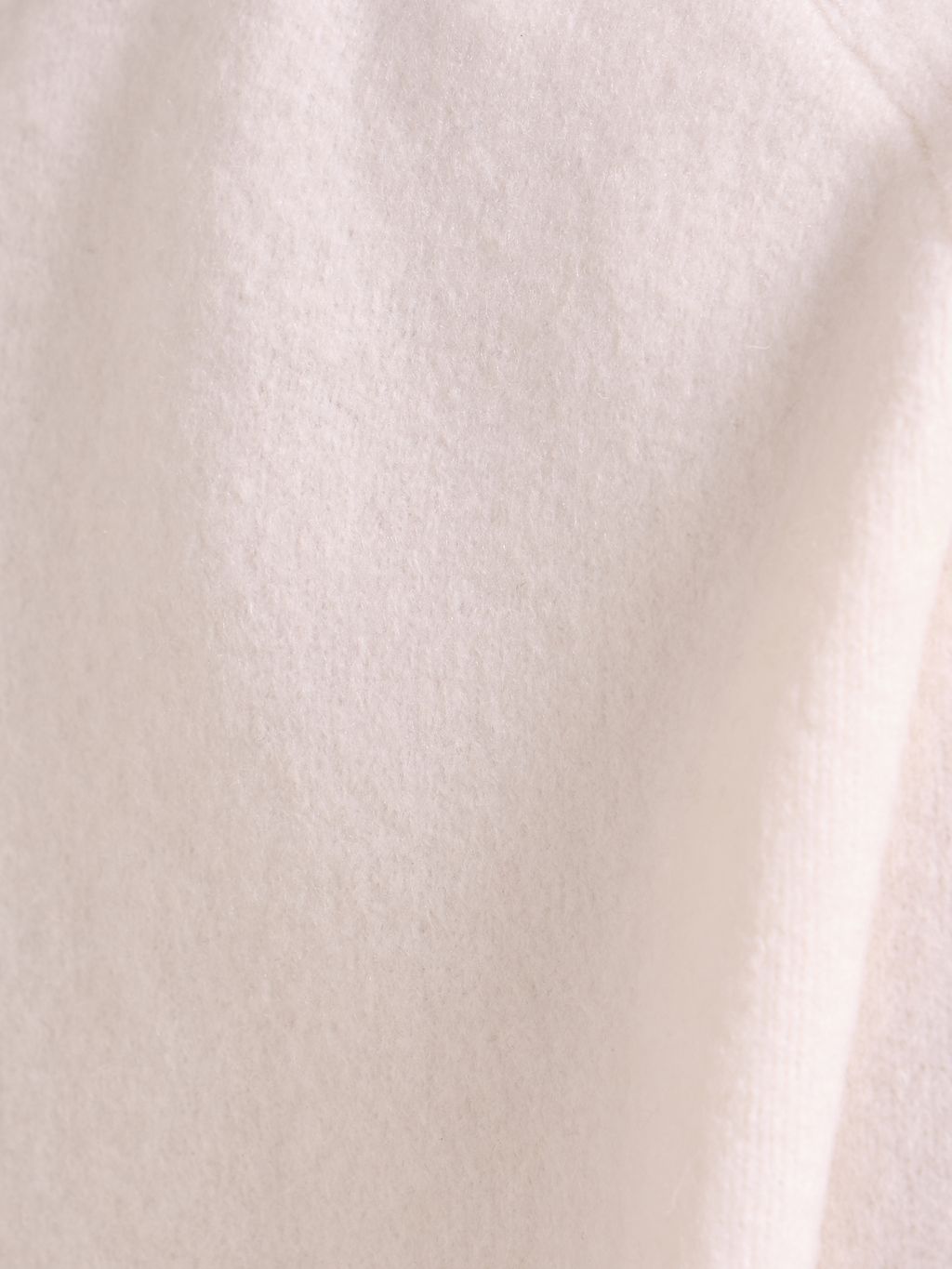 ROUND NECK WOOL ADDED SWEATER