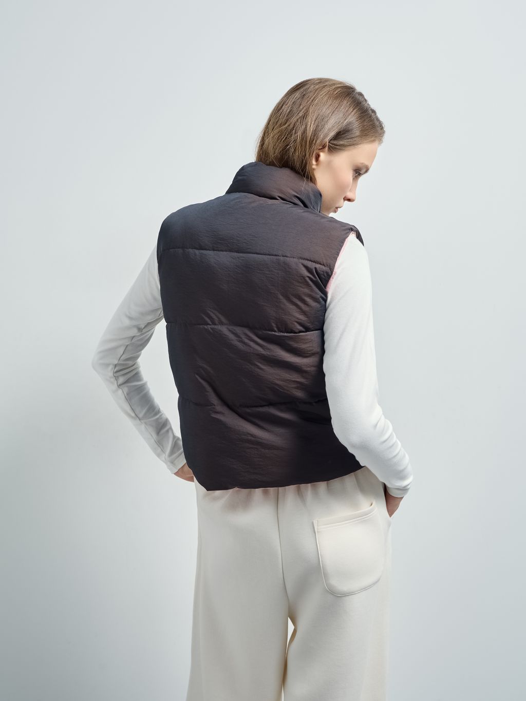 REVERSIBLE PUFFER WAISTCOAT