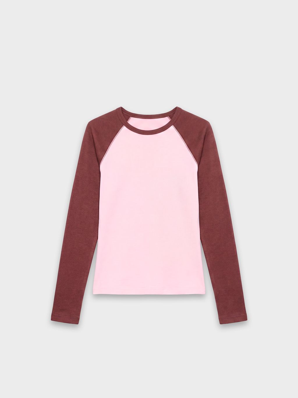 LONG SLEEVE CONTRAST RAGLAN T-SHIRT