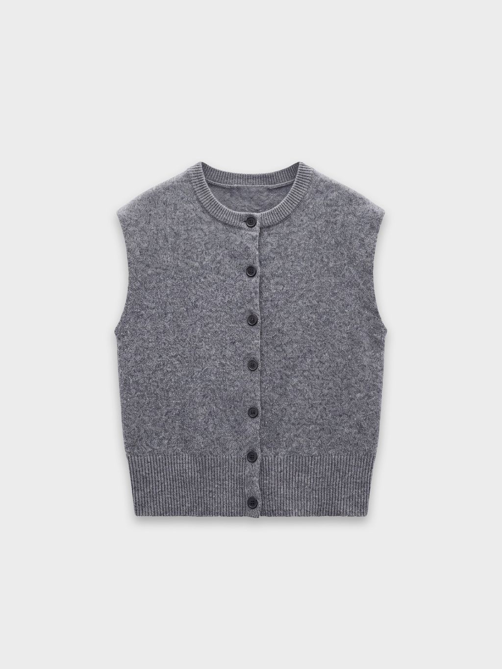 KNIT VEST WITH BUTTONS