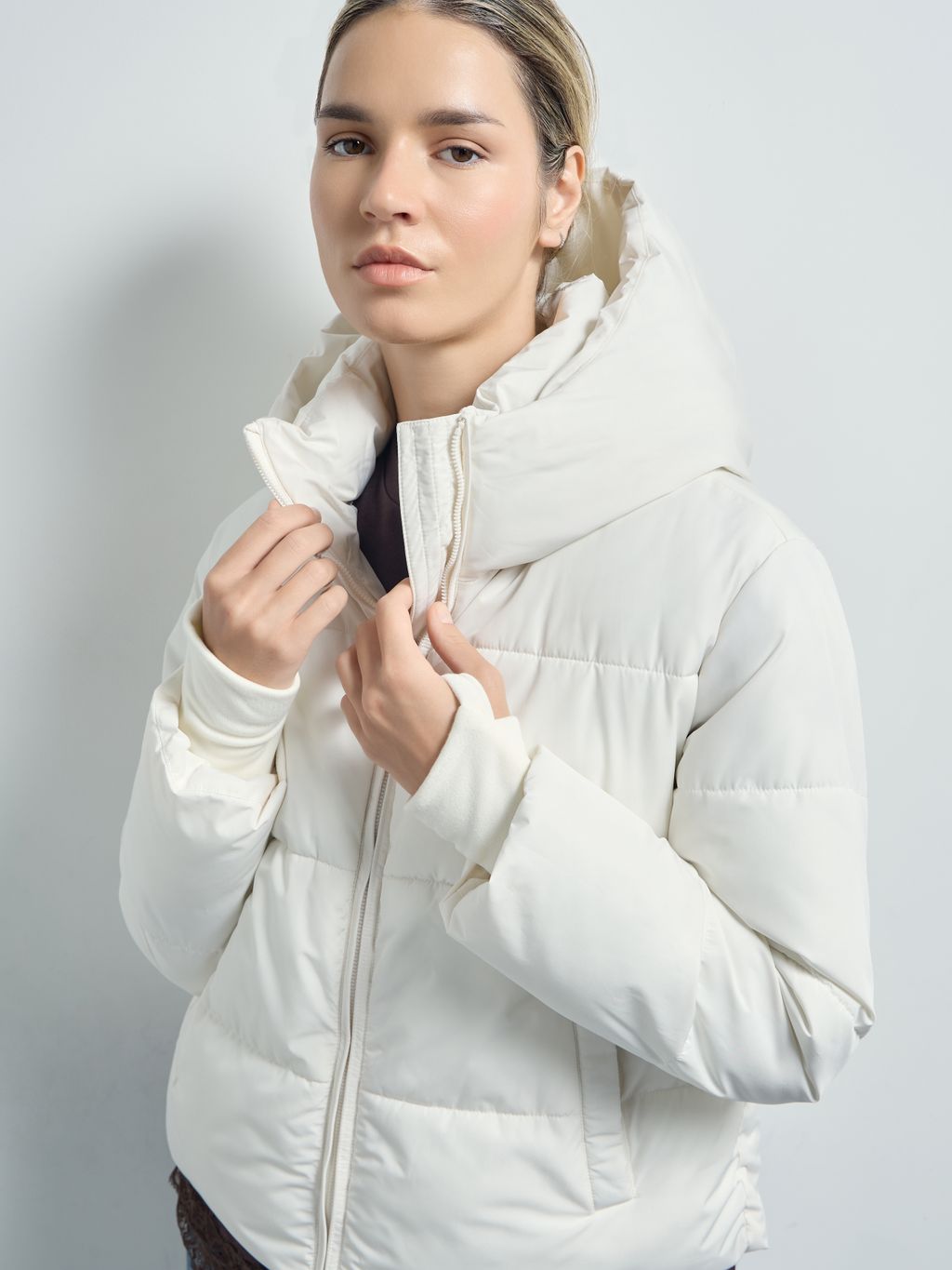 PUFFER HOODIE JACKET