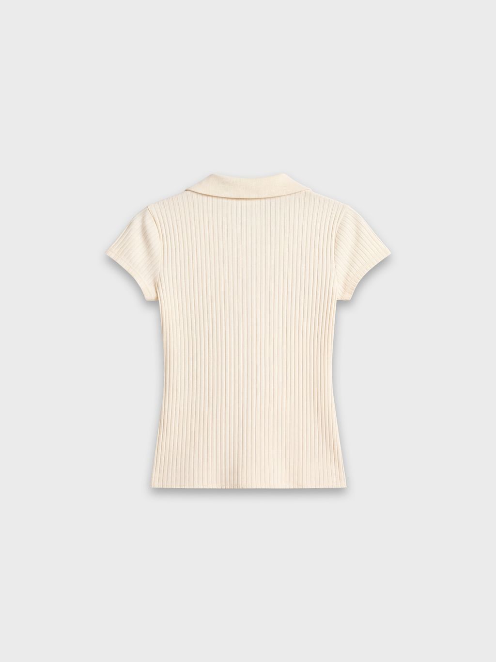 SEAMLESS V-NECK POLO T-SHIRT