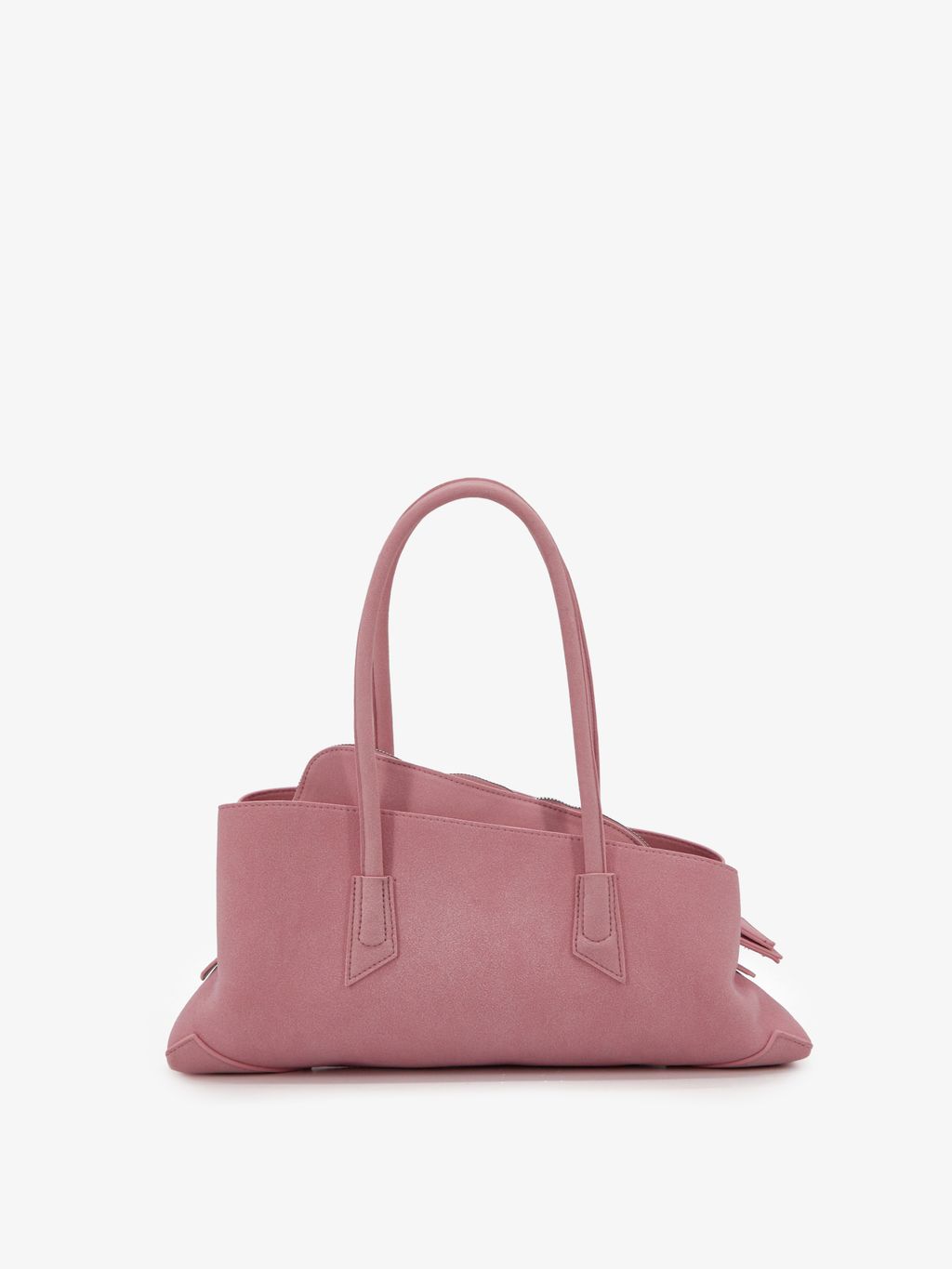ASYMMETRIC SUEDE EFFECT BAG