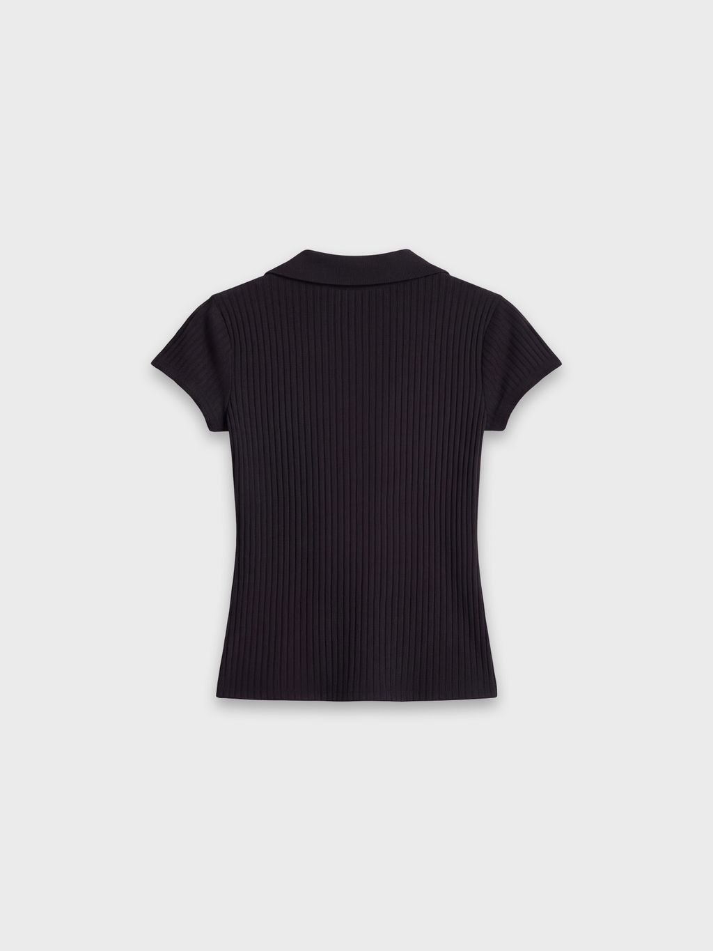 SEAMLESS V-NECK POLO T-SHIRT