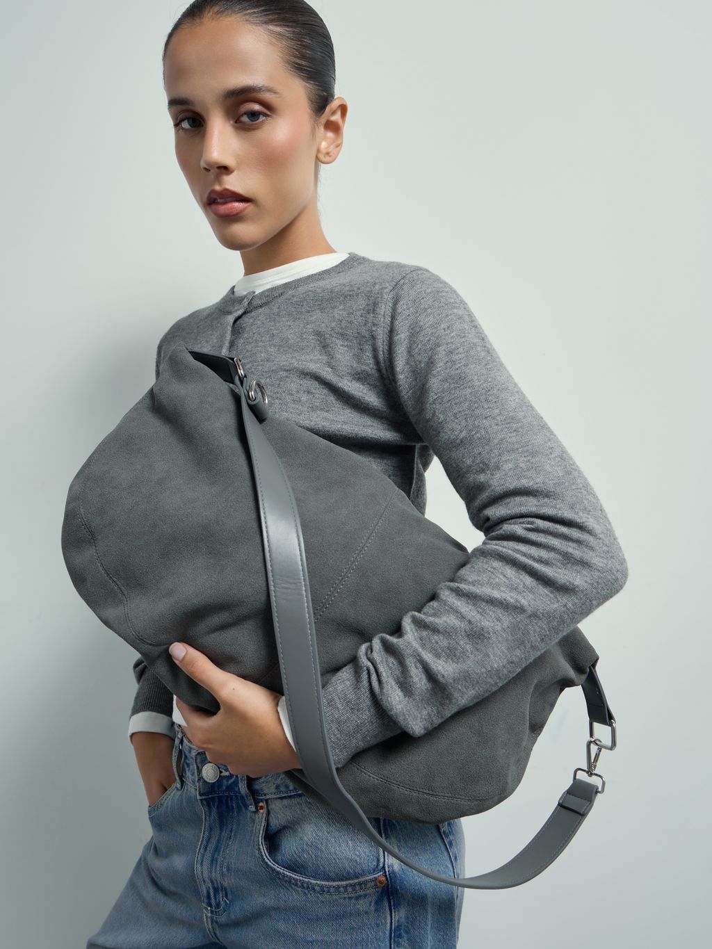 BANDOLERA SUEDE EFFECT  BAG