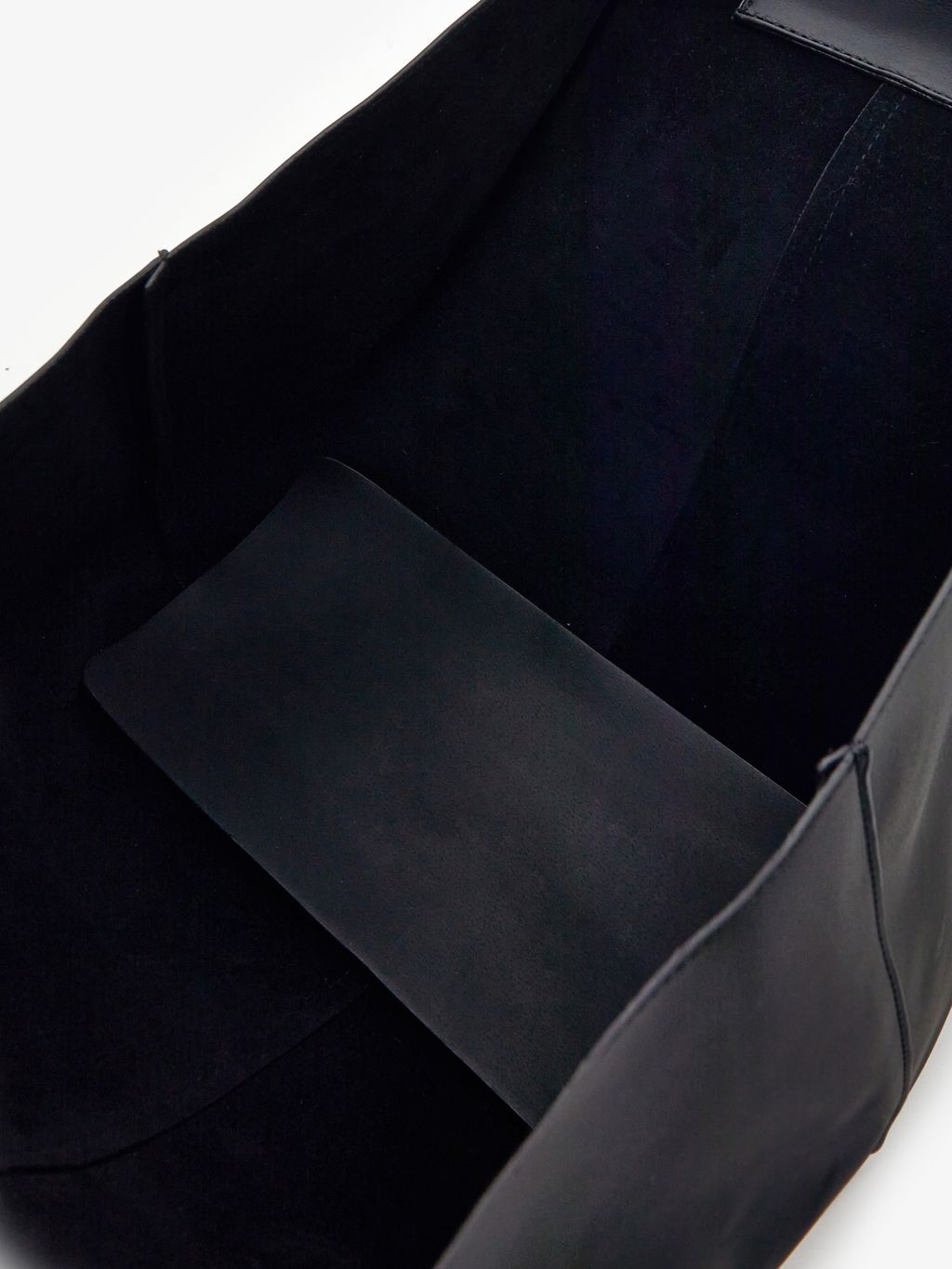 SUEDE EFFECT SHOPPER BAG