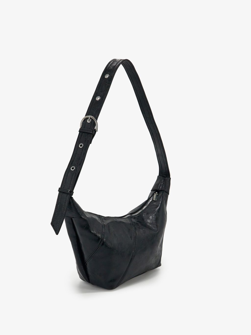 LEATHER-EFFECT CROSSBODY BAG