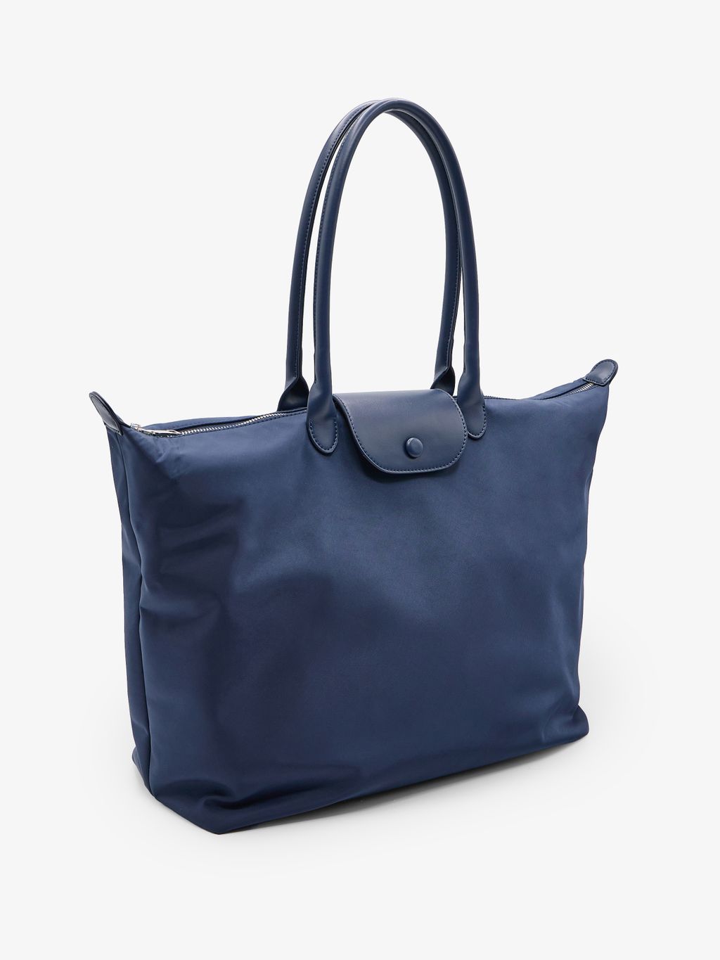 OVERSIZED TOTE BAG WITH FLAP CLOSURE