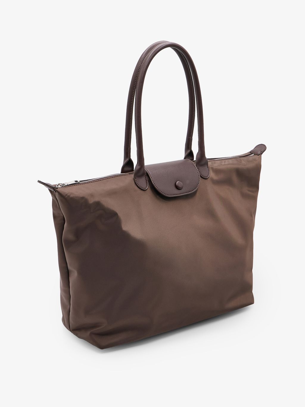 OVERSIZED TOTE BAG WITH FLAP CLOSURE