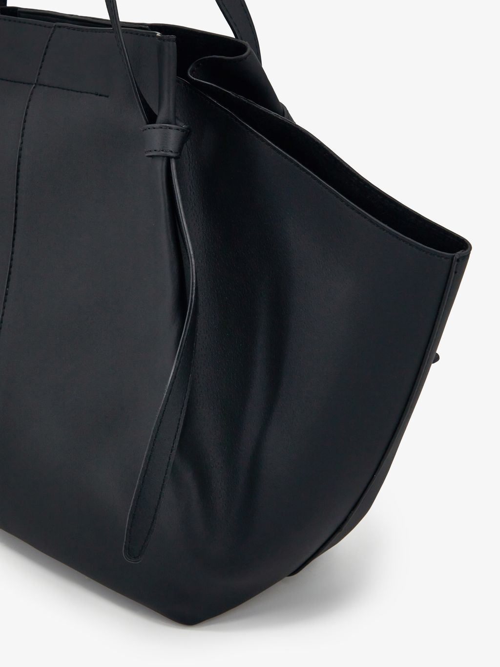 SUEDE EFFECT SHOPPER BAG