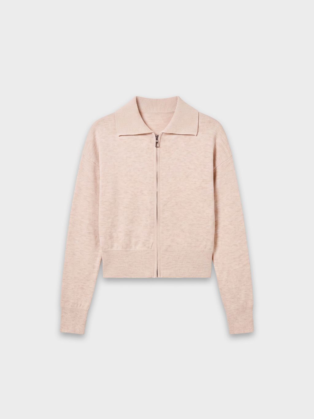 KNIT FITTED BOMBER