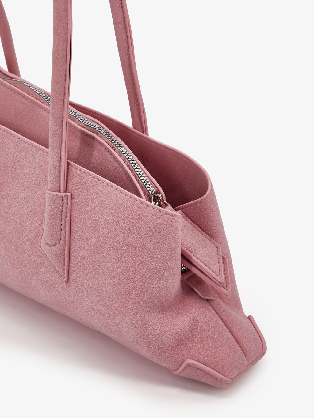 ASYMMETRIC SUEDE EFFECT BAG