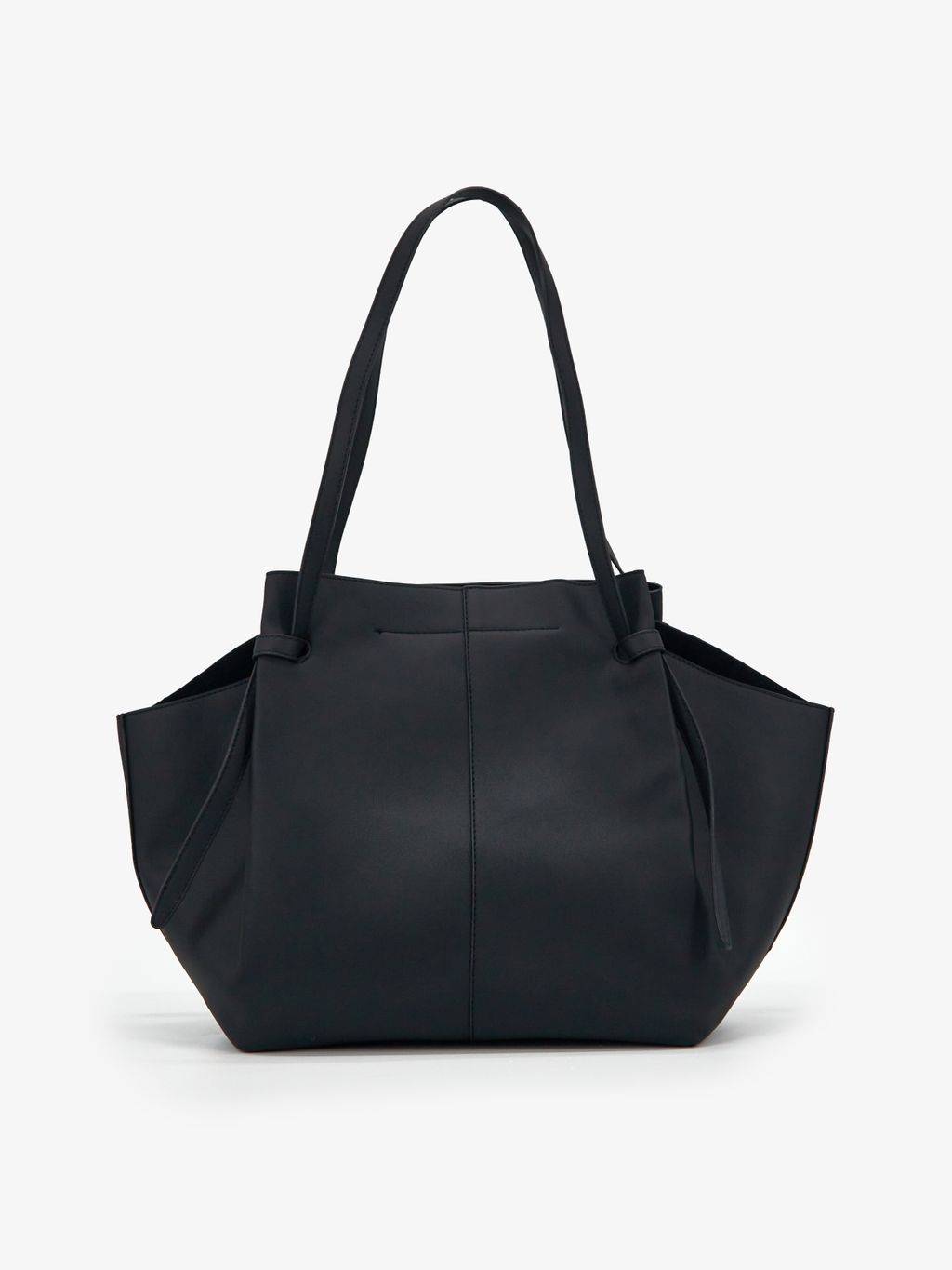 SUEDE EFFECT SHOPPER BAG