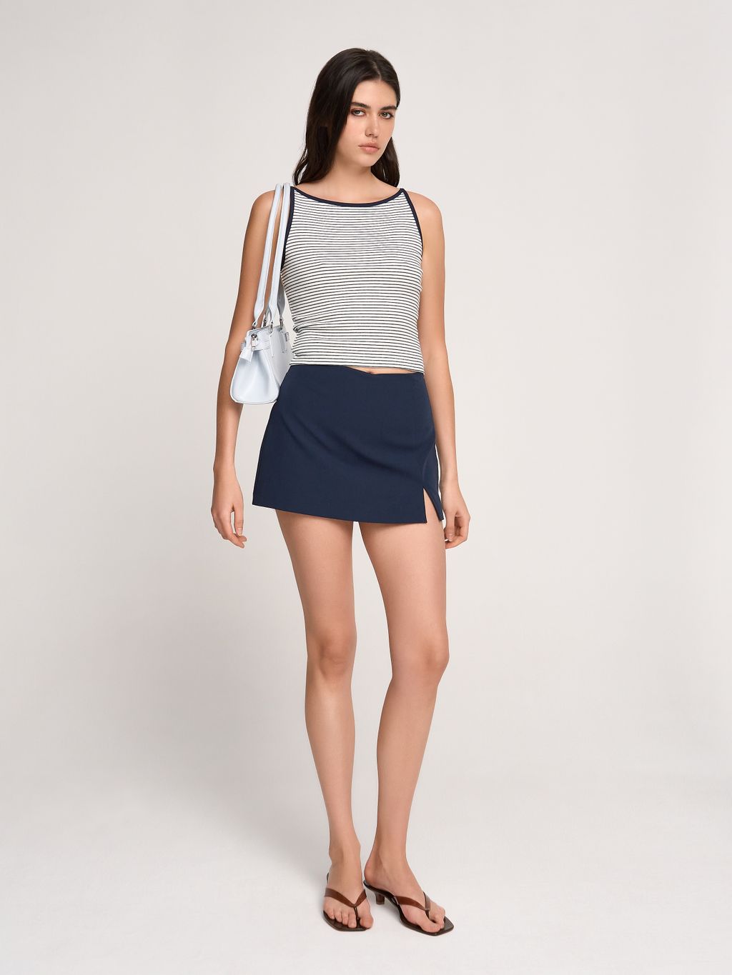 SKORT WITH A SIDE SLIT