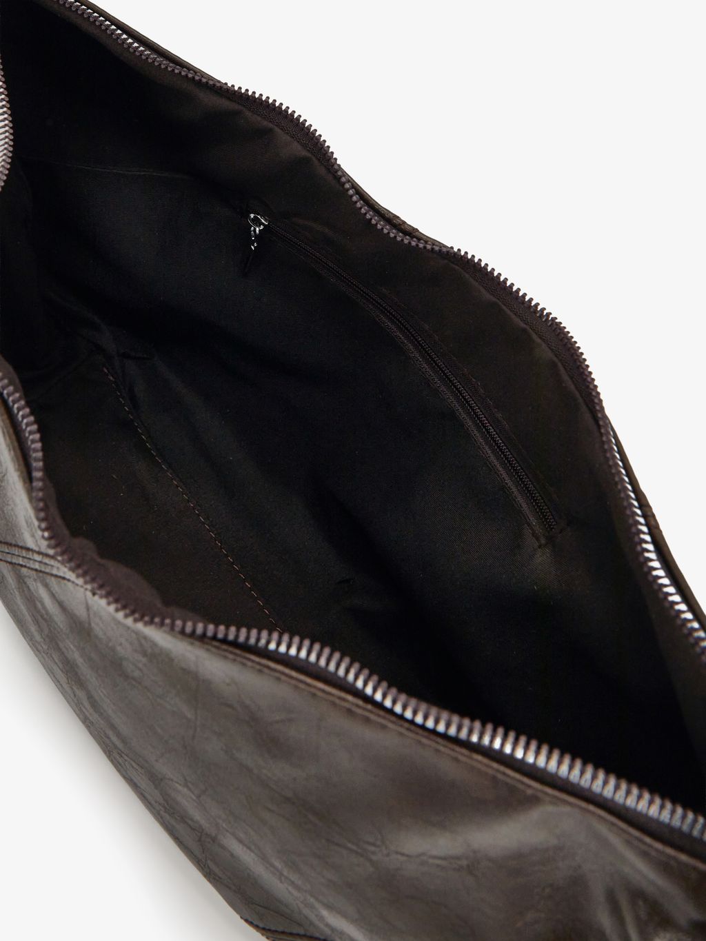 LEATHER-EFFECT CROSSBODY BAG