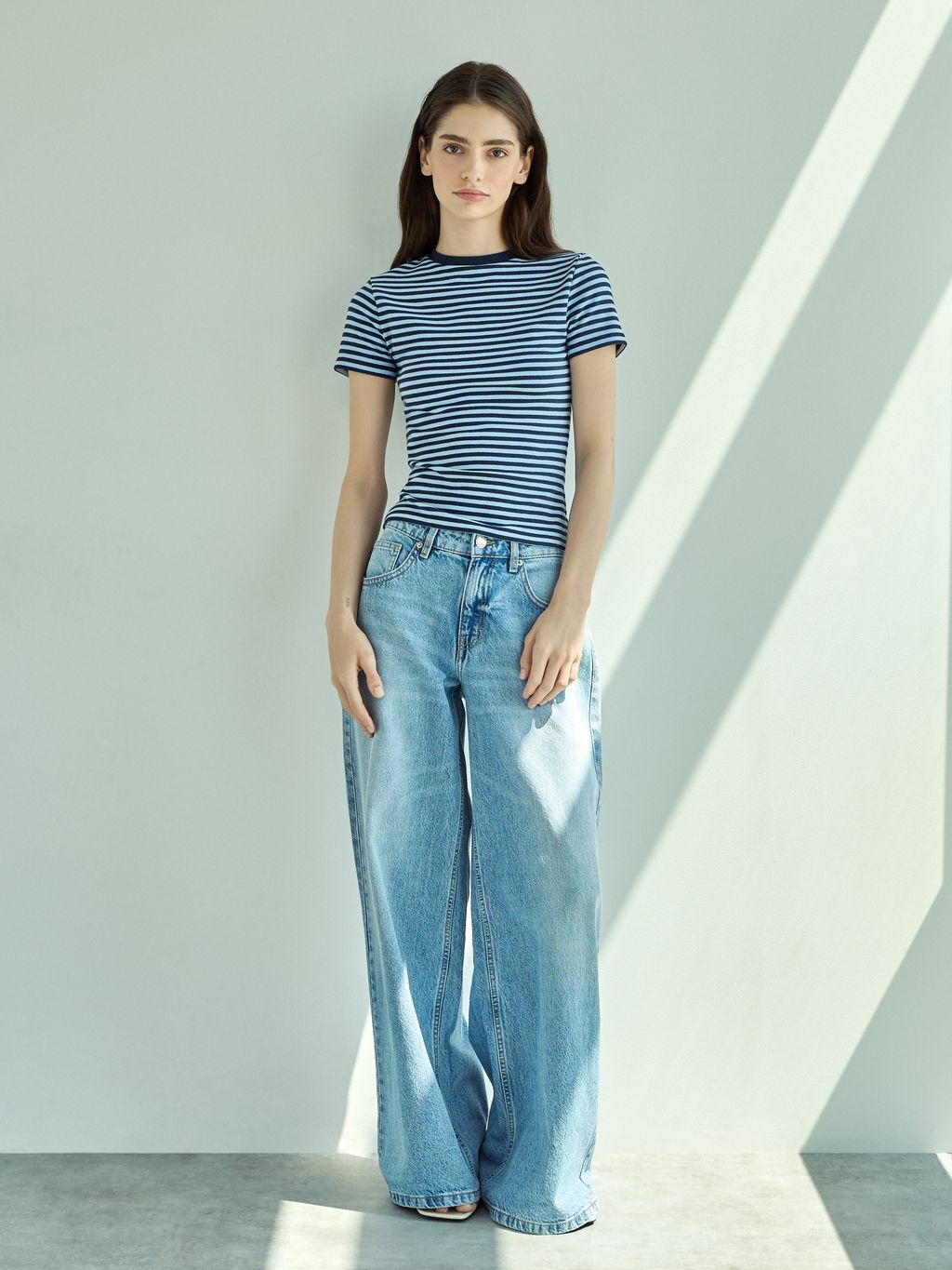 SLIM STRIPED SHORT SLEEVE T-SHIRT