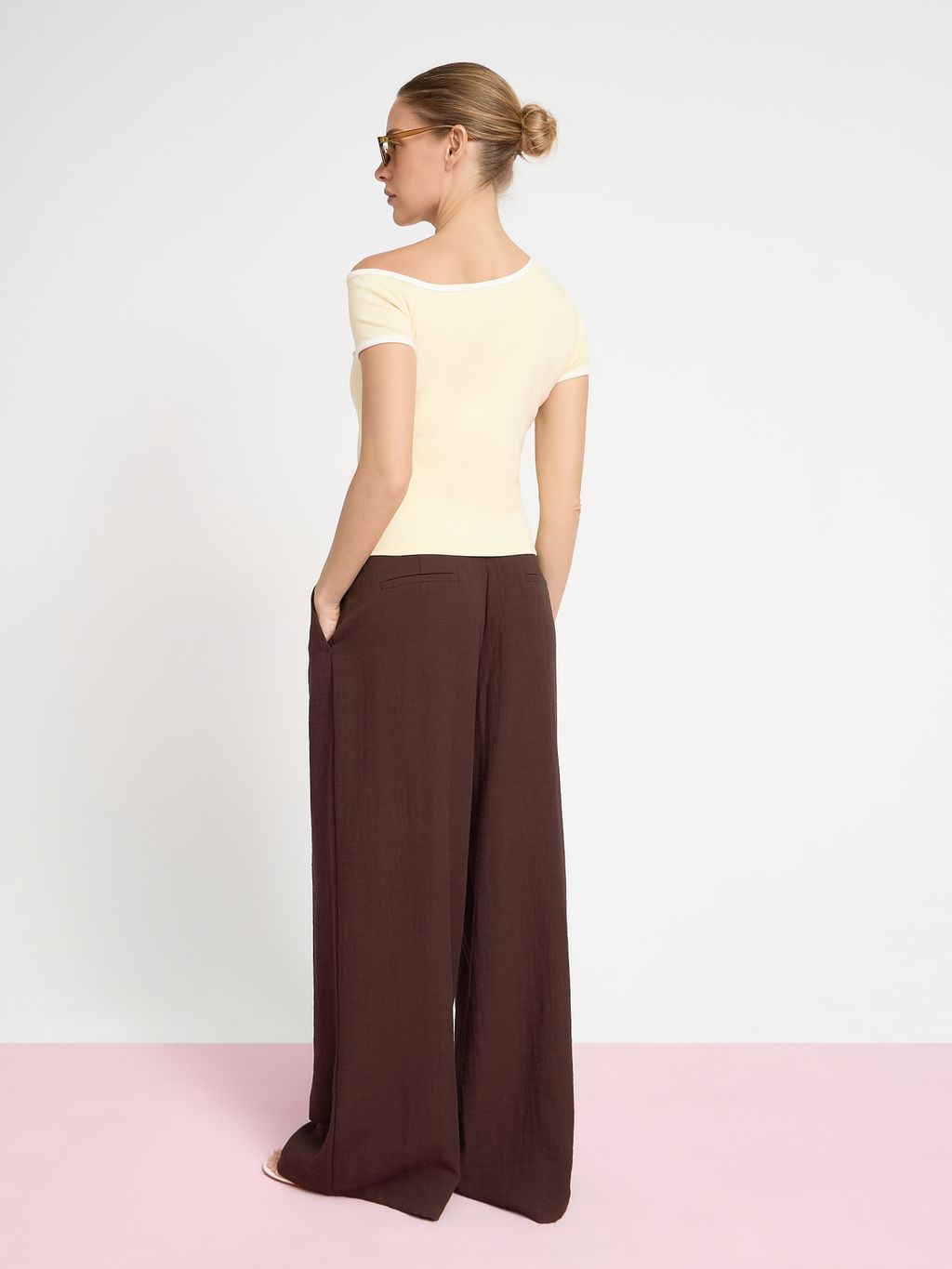 RUSTIC DOUBLE PLEAT TROUSERS