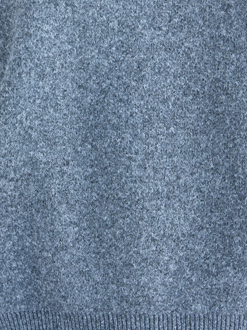 PADDED SHOULDER KNIT SWEATER