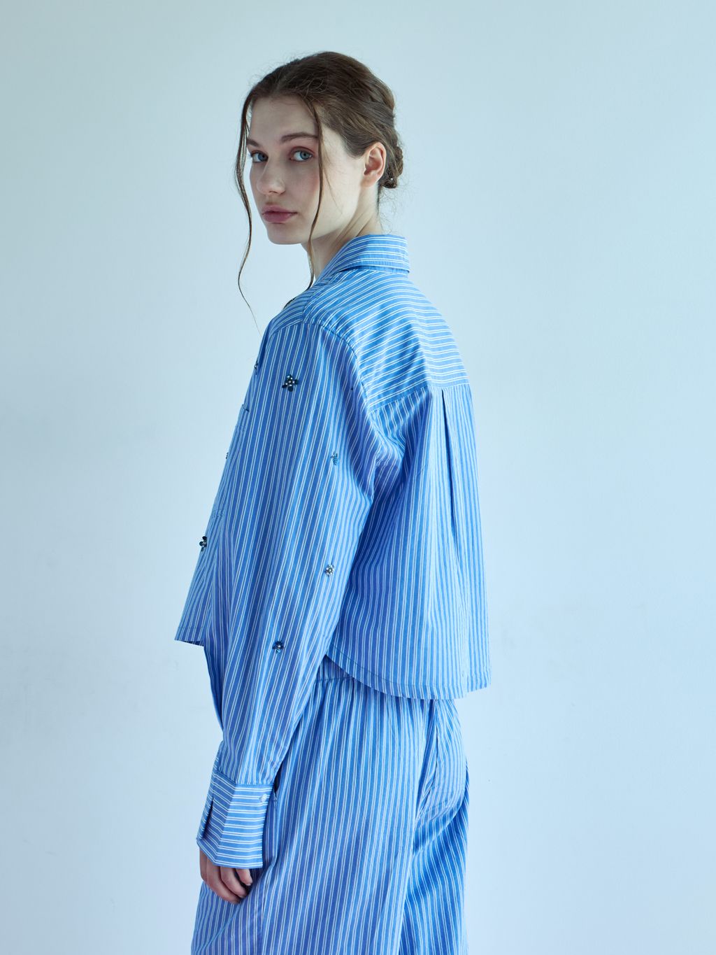 EMBROIDERY STRIPES SHIRT